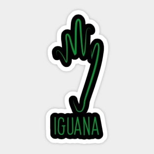 Leguan Tier Sticker